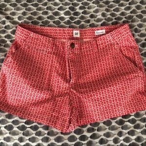 3” Coral print shorts